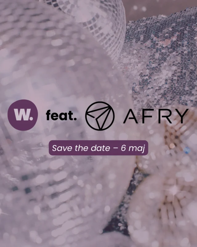 Hallå Göteborg, vi är på väg! 🚗 Tillsammans med @afry_sverige bjuder vi in till AW den 6 maj 🪩 Det blir framtid, femtech och förfriskningar 🍾 Anmälan öppnar fredag 11 april kl. 8 ⏰